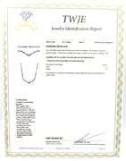 14kt Yellow gold diamond fancy link chevron necklace