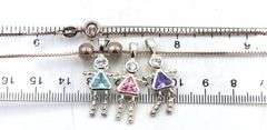 Group lot of 12 vintage 925 sterling silver necklaces