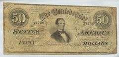 $50 Feb 17 1864 Series CSA Note