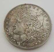 1880 O Morgan Silver Dollar, Toned