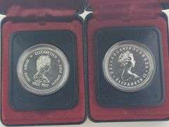 1977 Jubilee & 1978 XI Games Silver Canadian Dollars