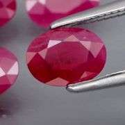Superb 3.13ct set of top red Rubies -HEATED ONLY!