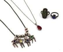 Lot of Vintage 925 sterling silver jewelry