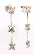 Tiffany & Co triple X dangle drop earrings