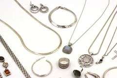 Big Group lot of vintage 925 sterling silver mixed jewelry