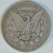 Super Rare 1889-CC Morgan Silver Dollar in VF