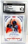 Oswald Peraza Onyx Vintage Autographed Baseball Card, 9.5MT+