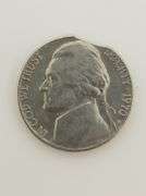 1970 D Clipped Planchet Jefferson Nickel - Full Date