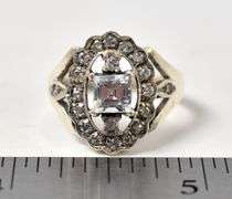 CZ Gemstone Ring in Sterling Silver