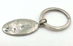 Tiffany & Co oval Globe key ring