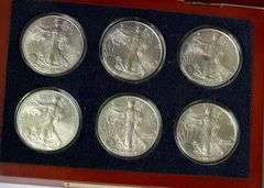 Visions of Liberty US Eagle Silver Dollars. Postal Comm Society issue