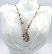 John Hardy dog tag cross pendant on chain