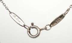 Tiffany & Co Alphabet letter K pendant on chain