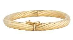 Tiffany & Co. 6.50MM Polished Bangle Bracelet in 14K