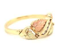 Fashionable 10-12K Multi-color ring with Diamonds