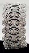 Absolutely Stunning 18K White Gold Diamond Bracelet