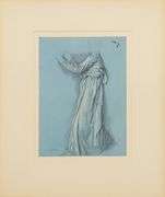Extremely Rare Edgar Degas (after) Collotype Facsimile Drawing c. 1897