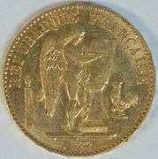 Flashy 1878-A France 20 Francs Gold Angel