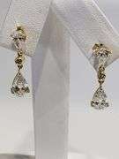 Stunning 14K Gold Lab-Grown Diamond Earrings – Exceptional F Color & VVS1 Clarity
