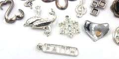 Lot of vintage 925 sterling silver pendants