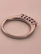 18K WHITE GOLD LADIES DIAMOND BAND