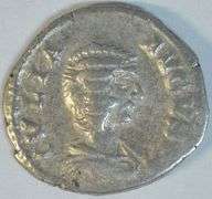 Popular Empress Julia Domna Roman Silver Denarius, 170-217 A. Nice