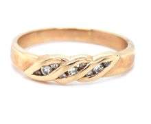 Useful 14K YG Diamond Band/Ring