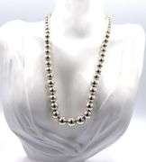 Tiffany & Co graduated ball necklace
