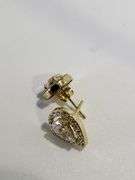 Stunning 14K Gold Lab-Grown Diamond Earrings – Exceptional F Color & VVS1 Clarity