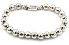 925 Sterling silver Mexico signed silver ball bracelet
