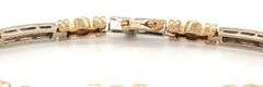 14kt White gold 1.15ctw channel set diamond bracelet