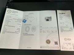 I.G.I CERTIFIED 3.03 CARAT OVAL SHAPED LAB GROWN DIAMOND