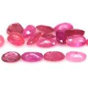 Vivid 8.05ct reddish pink Ruby set from Madagascar