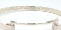 Tiffany & Co silver rectangle bangle bracelet