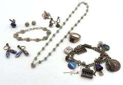 Group lot of Vintage 925 sterling silver jewelry