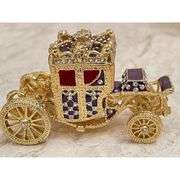 Handmade Purple Fabergé Egg Austrian Crystals