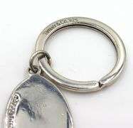 Tiffany & Co oval Globe key ring