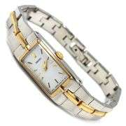 Seiko 2 tone quartz classic watch