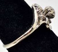 Sparkling 14K White Gold Diamond Ring