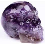 Hand-Carved Amethyst Crystal Skull