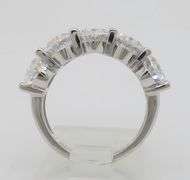 Incredible 5.05CTW Five Stone Oval Diamond Band