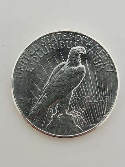 1925 Silver Peace Dollar, UNC