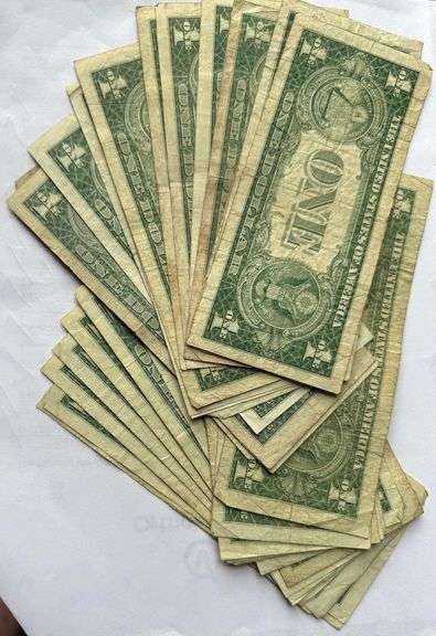 15 Various 1935 &15 1957 Series $1 Silver Certificates