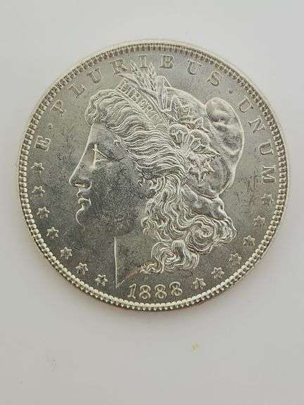 1888 Morgan Silver Dollar, UNC