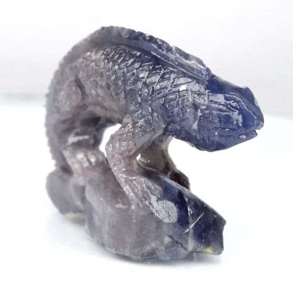 Collectors 63.82ct carving hand cut from pure Sapphire!!!