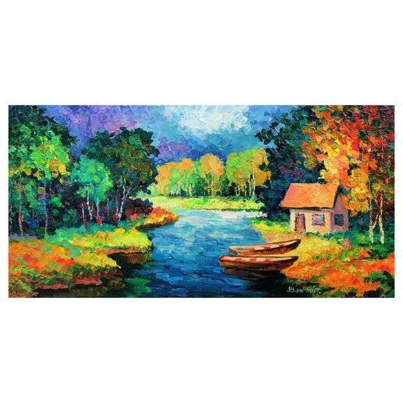 Autumn Lodge by Antanenka Original