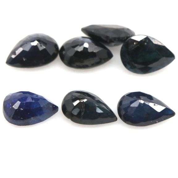 Heated only! 5.89ct Royal blue Sapphire set from Madagascar