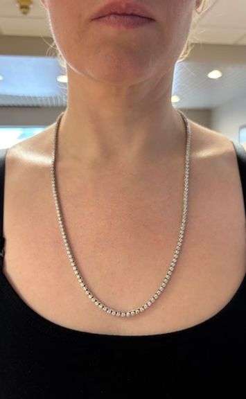 6.25CTW Diamond Tennis Necklace