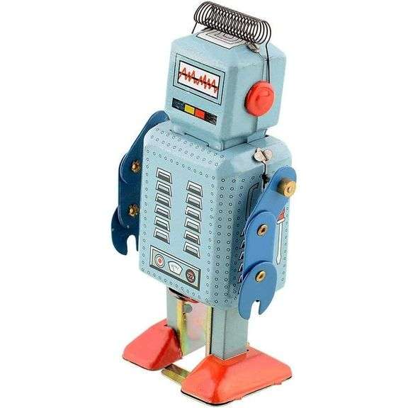 Handmade Collectors Wind-Up Tin Robot