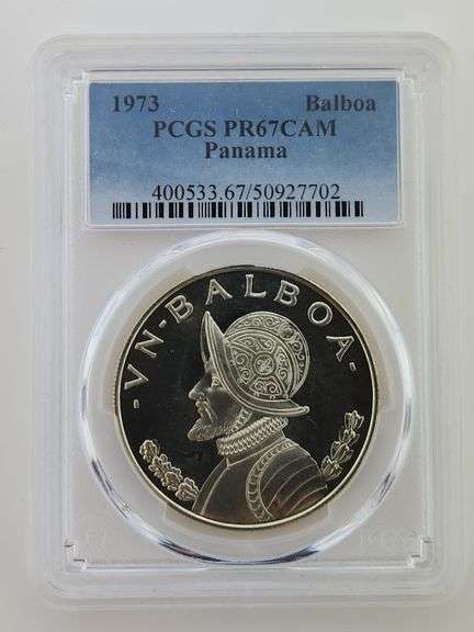 1973 Proof Panama Balboa, PCGS PR67CAM